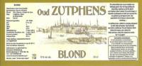 Bronckhorster Brewing Company , Oud Zutphens Blond