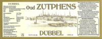 Bronckhorster Brewing Company , Oud Zutphens Dubbel
