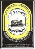 Bierbrouwerij Moerenburg, 't Vervolg