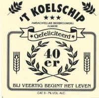 Bierbrouwerij 't Koelschip, Gefeliciteerd 40er