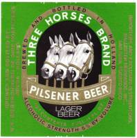 De Drie Hoefijzers, Three Horses Brand Pilsener Beer Lager Beer