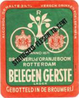 Oranjeboom Bierbrouwerij, Belegen Gerste Lager