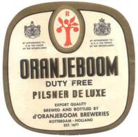 Oranjeboom Bierbrouwerij, Oranjeboom Pilsner de Luxe Duty Free