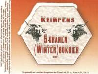 Brouwerij Klein Duimpje, Krimpens 5 granen (Winter) Bokbier 2011