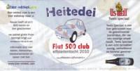 Friese Bierbrouwerij Us Heit, Heitedei Fiat 500 club