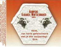 Brouwerij Klein Duimpje, Krimpens 5 granen (Winter) Bokbier 2011
