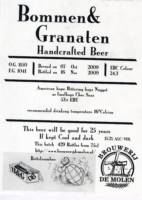 Brouwerij De Molen, Bommen & Granaten