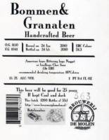 Brouwerij De Molen, Bommen & Granaten