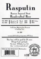 Brouwerij De Molen, Rasputin Russian Imperial Stout
