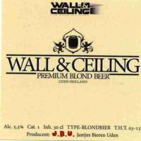 Jantje's Bieren Uden, Wall & Ceiling Premium Blond Beer