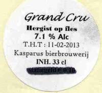 Bierbrouwerij Kasparus, Grand Cru