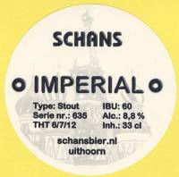 Bierbrouwerij De Schans, Imperial Stout