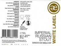 Brouwerij Emelisse, White Label Imperial Russian Stout