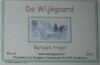 Wijnmakerij De Wijkgaard, Betuws Tripel