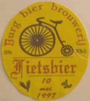 Burg Bier Brouwerij, Fietsbier 10 mei 1997