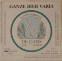 Bierbrouwerij de Gans, Ganze Bier Varia