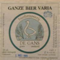 Bierbrouwerij de Gans, Ganze Bier Varia