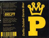 Bierhistorie Delft, Delfts Dubbel Gerste Bier P