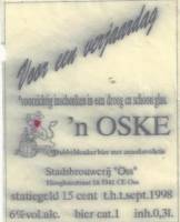 Bierbrouwerij Oijen, 'n Oske Voor Een Verjaardag