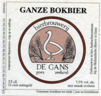 Bierbrouwerij de Gans, Ganze Bokbier