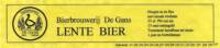 Bierbrouwerij de Gans, Lente Bier