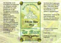 Dorpsbrouwerij De Maar, Vierde Bier 2012