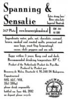 Brouwerij De Molen, Spanning & Sensatie