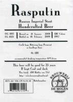 Brouwerij De Molen, Rasputin Russian Imperial Stout