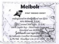 Sallandse Landbierbrouwerij, Meibok Pint Regio Oost