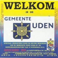 Jantje's Bieren Uden, Welkom in gemeente Uden