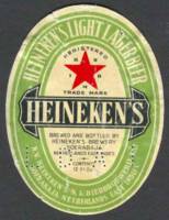 (Heineken's) Nederlands-Indische Bierbrouwerij, Heineken's Light Lager Beer