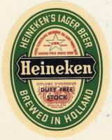 Heineken, Heineken's Lager Beer Duty Free Stock