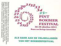 Brouwerij Klein Duimpje, 35e Pint Bokbierfestival 2012