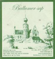 Amelander Bierbrouwerij, Ballumer Sap Amelander Donker Tarwebier