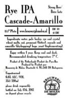 Brouwerij De Molen, Rye IPA Cascade-Amarillo