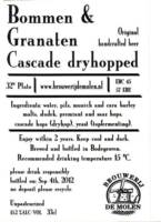 Brouwerij De Molen, Bommen & Granaten Cascade Dryhopped