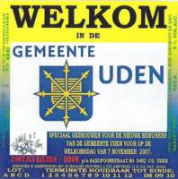 Jantje's Bieren Uden, Welkom in gemeente Uden