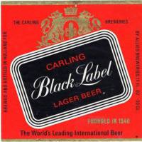 Oranjeboom Bierbrouwerij, Carling Lager Beer Black Label