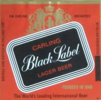 Oranjeboom Bierbrouwerij, Carling Lager Beer Black Label