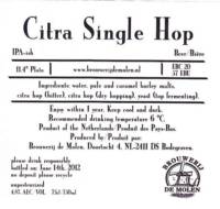 Brouwerij De Molen, Citra Single Hop