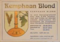 Stadsbrouwerij Almere, Kemphaan Blond
