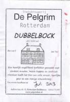 Stadsbrouwerij De Pelgrim, Pelgrim Dubbelbock