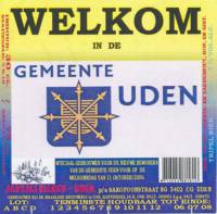 Jantje's Bieren Uden, Welkom in gemeente Uden Tripel