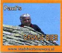 Stadsbierbrouwerij Apeldoorn, Paul's Oranje Bier