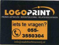 Stadsbierbrouwerij Apeldoorn, Logoprint