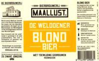 Bierbrouwerij Maallust, De Weldoener Blond