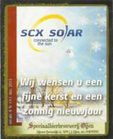 Bierbrouwerij Oijen, SCX Solar Wij wensen u een fijne kerst en een zonnig nieuwjaar