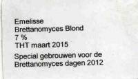 Brouwerij Emelisse, Brettanomyces Blond