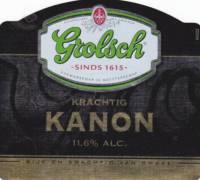 Grolsch, Krachtig Kanon