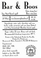 Brouwerij De Molen, Bar & Boos